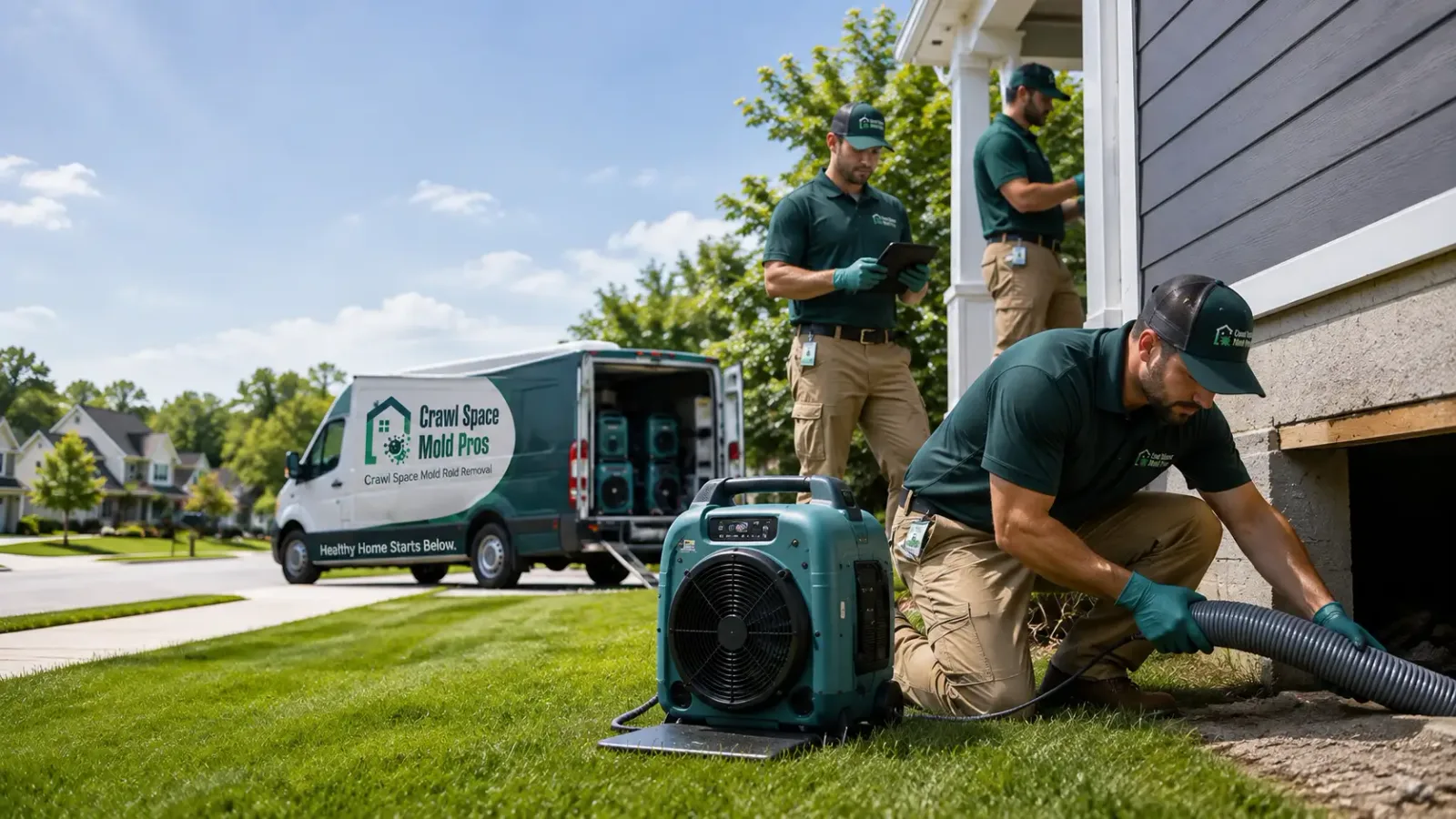 Crawl Space Mold Removal in Mound City, IL